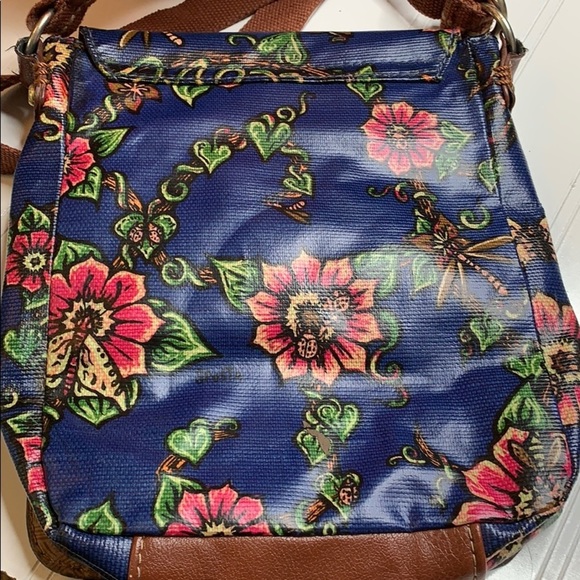 Sakroots Blue Floral Crossbody Bag - Picture 4 of 10